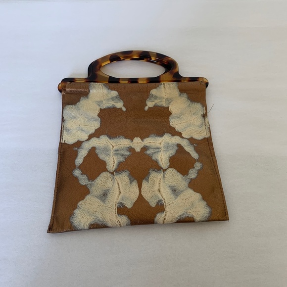 Bronze Splatter Paint Clutch - Picture 2 of 3